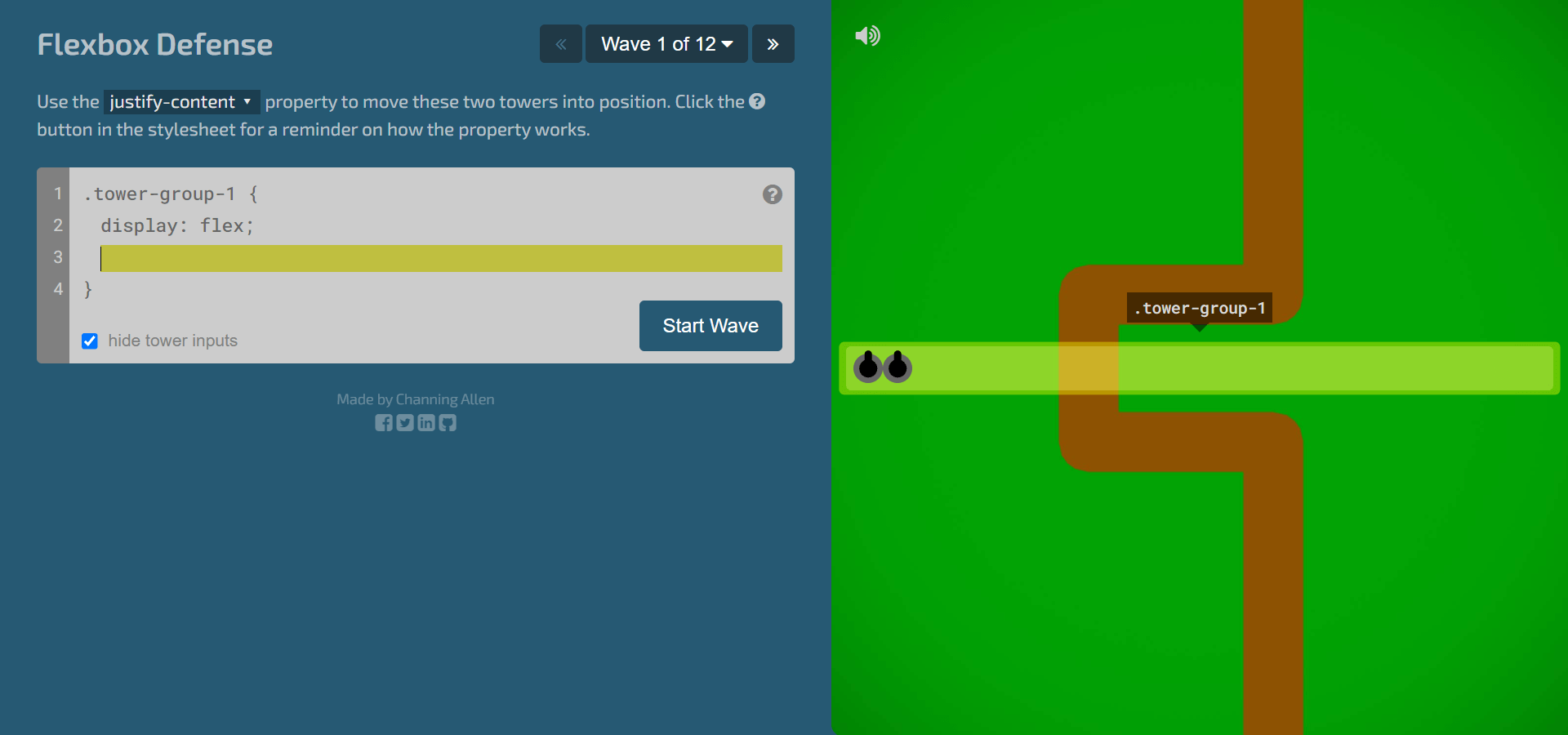 flexbox-defense-game